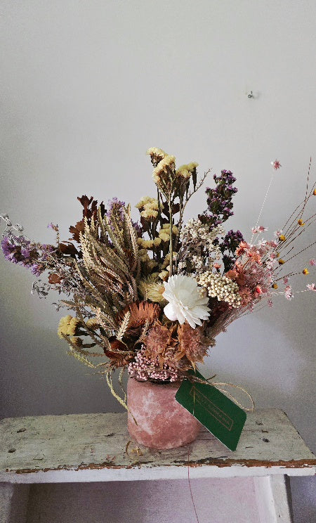 Himalayan Crystal Vase arrangement