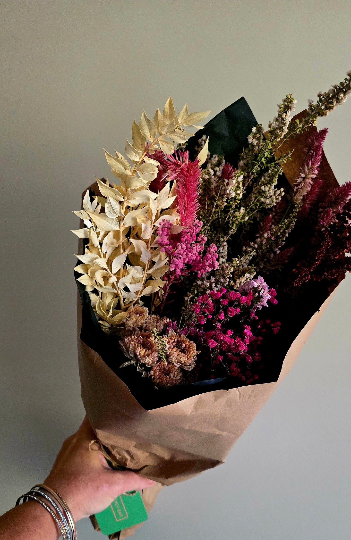 Florist Choice Posy's  in 4 different shades.
