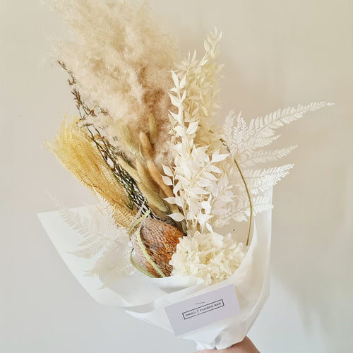 White and whimsical Bunch